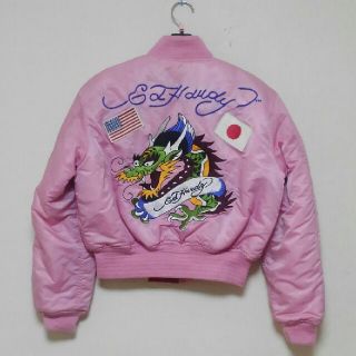 エドハーディー(Ed Hardy)の【アカオニ様専用】エドハーディー MA-1 【★Ed Hardy★刺繍★XS★】(ブルゾン)