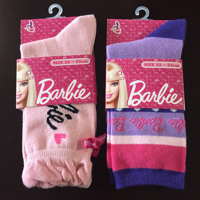 Barbie(バービー)の☆新品☆ Barbie 靴下4点セット  キッズ/ベビー/マタニティのこども用ファッション小物(靴下/タイツ)の商品写真