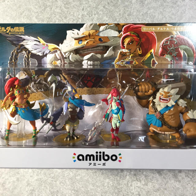 amiibo 四人の英傑セット ウルボザ リーバル ミファー ダルケル-