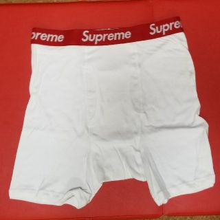 シュプリーム(Supreme)のMサイズ　Supreme Hanes Boxer Brief White(ボクサーパンツ)