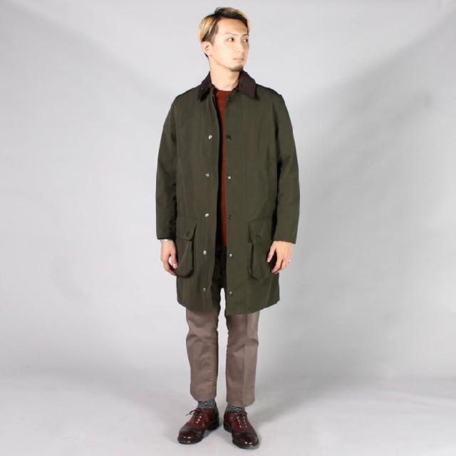 Barbour(バーブァー)のバブアー　ボーダーSL 2レイヤー メンズのジャケット/アウター(ステンカラーコート)の商品写真