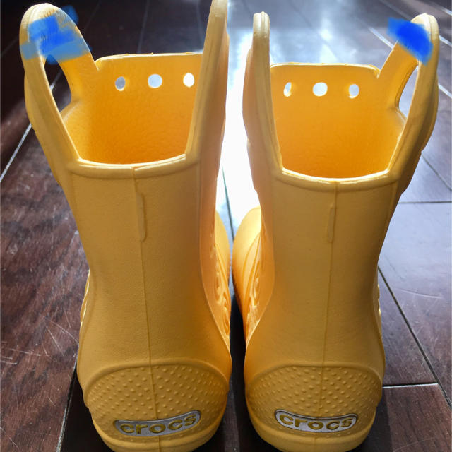 crocs(クロックス)のcrocs 子供用 レインシューズ キッズ/ベビー/マタニティのキッズ靴/シューズ(15cm~)(長靴/レインシューズ)の商品写真