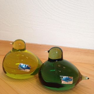 イッタラ(iittala)のイッタラ バード Snow Bunting 2羽セット(置物)