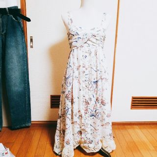 アクシーズファム(axes femme)のお値下げしました。axes femme 花柄ロングワンピース(ロングワンピース/マキシワンピース)