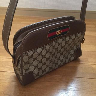 グッチ(Gucci)のオールドグッチ ショルダーバッグ 希少 シェリーライン(ショルダーバッグ)