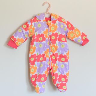 マリメッコ(marimekko)の【美品】マリメッコ ジャンプスーツ カバーオール 3M (ジャケット/コート)