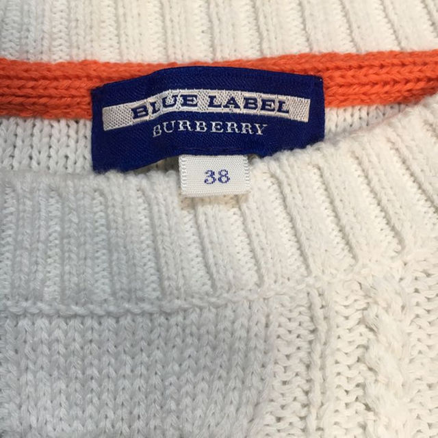 BURBERRY BLUE LABEL(バーバリーブルーレーベル)の【美品】バーバリーブルーレーベルケーブルニット レディースのトップス(ニット/セーター)の商品写真