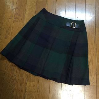 バーバリーブルーレーベル(BURBERRY BLUE LABEL)の【ブルーレーベルクレイストブリッジ】プリーツスカート(ミニスカート)