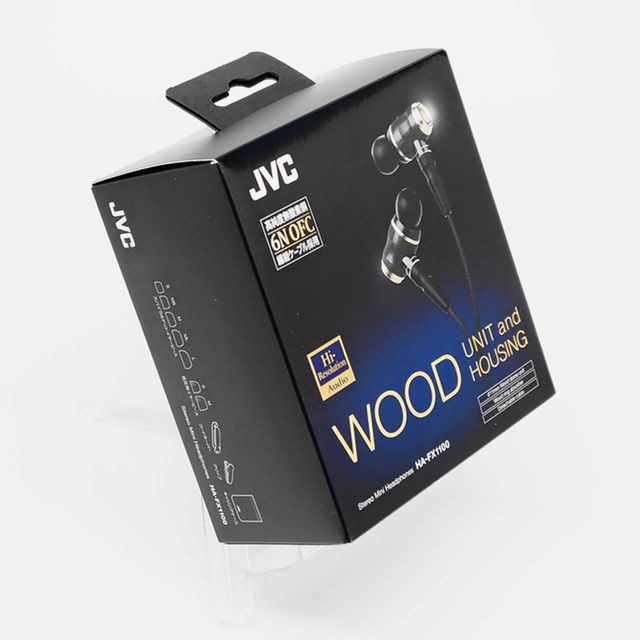 KENWOOD(ケンウッド)の◆新品 JVC HA-FX1100 WOODシリーズ  ハイレゾ対応/送料無料 スマホ/家電/カメラのオーディオ機器(ヘッドフォン/イヤフォン)の商品写真