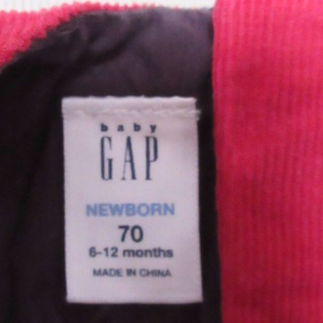 babyGAP(ベビーギャップ)のクリスマスにお勧め！【GAP】 ベビードレス　70 キッズ/ベビー/マタニティのベビー服(~85cm)(ワンピース)の商品写真