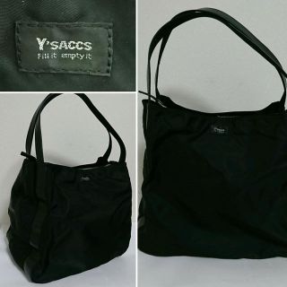 サクスニーイザック(SACSNY Y'SACCS)のＹ'ＳＡＣＣＳ ブラック トートバック 黒 難あり(トートバッグ)