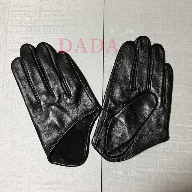 シープスキン 本革 ハーフ 手袋の通販 by DADA Accessories's｜ラクマ