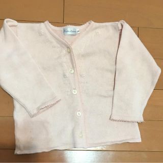 ラルフローレン(Ralph Lauren)のラルフローレン  ベビー服  カーディガン  薄ピンク サイズ80(カーディガン/ボレロ)