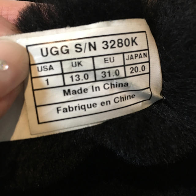 UGG(アグ)のUGGムートンブーツ☆20cm キッズ/ベビー/マタニティのキッズ靴/シューズ(15cm~)(ブーツ)の商品写真