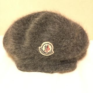 モンクレール(MONCLER)の美品 モンクレール ニットベレー帽(ハンチング/ベレー帽)