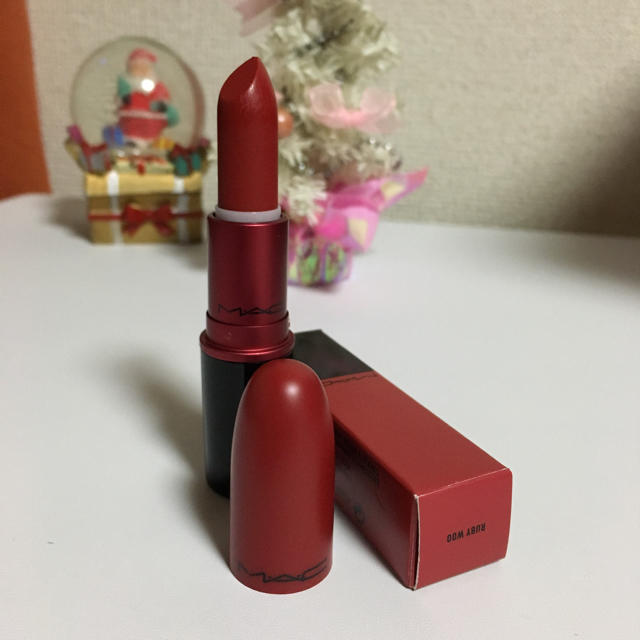 MAC(マック)の新品未使用 限定品 MAC 口紅 リップスティック Rubywoo M・A・C  コスメ/美容のベースメイク/化粧品(口紅)の商品写真