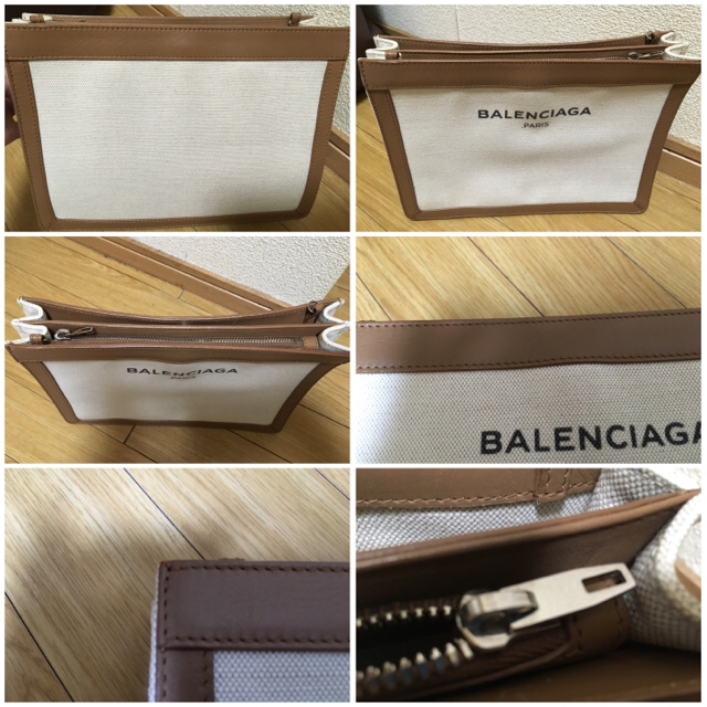 Balenciaga(バレンシアガ)の期間限定値下げ✨正規品✨バレンシアガ☆ネイビーポシェット キャンバス 美品✨  レディースのバッグ(ショルダーバッグ)の商品写真