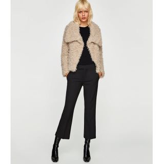 ザラ(ZARA)のZARA  ファーコート XS  新品未使用(毛皮/ファーコート)