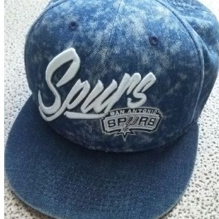 ミッチェルアンドネス(MITCHELL & NESS)のNBA Spurs mitchell & ness ストレートキャップ(キャップ)