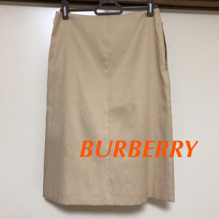 バーバリーブルーレーベル(BURBERRY BLUE LABEL)のバーバリーブルーレーベル 膝丈スカート ベージュ 36(ひざ丈スカート)