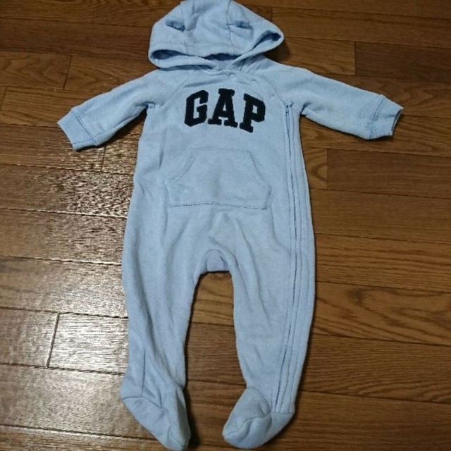 babyGAP(ベビーギャップ)のベビーギャップ 足つきロンパース キッズ/ベビー/マタニティのベビー服(~85cm)(カバーオール)の商品写真