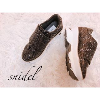 スナイデル(SNIDEL)のsnidel☆新品ベルクロシューズ(スニーカー)