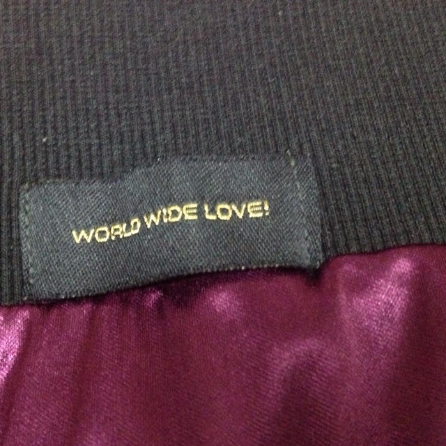 WORLD WIDE LOVE!(ワールドワイドラブ)のパープルスカート (込) レディースのスカート(ミニスカート)の商品写真