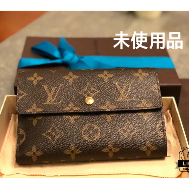 LOUIS VUITTON(ルイヴィトン)の未使用品  ポルト・トレゾールエテュイ・パピエ レディースのファッション小物(財布)の商品写真