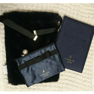 ランバンオンブルー(LANVIN en Bleu)の【新品・未使用】sweet12月号付録 LANVIN on bleu 3点セット(ファッション)