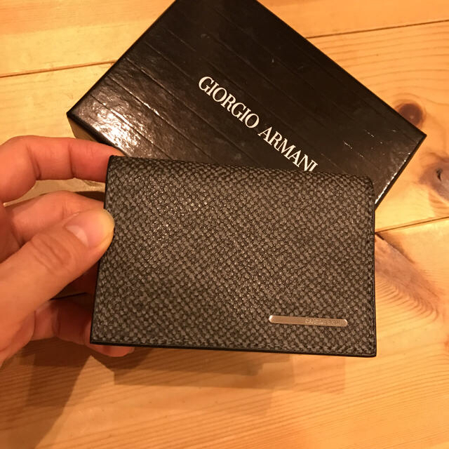 新品 ジョルジオアルマーニ カードケース 名刺入れ | フリマアプリ ラクマ
