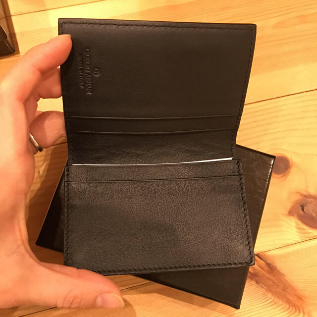 Giorgio Armani - 新品 ジョルジオアルマーニ カードケース 名刺入れの