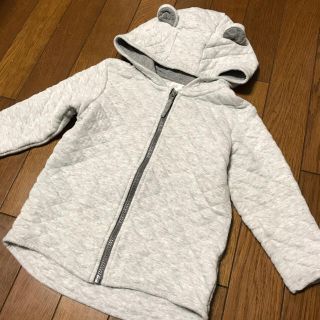 エイチアンドエム(H&M)のH&M耳付きフードパーカー90size(ジャケット/上着)