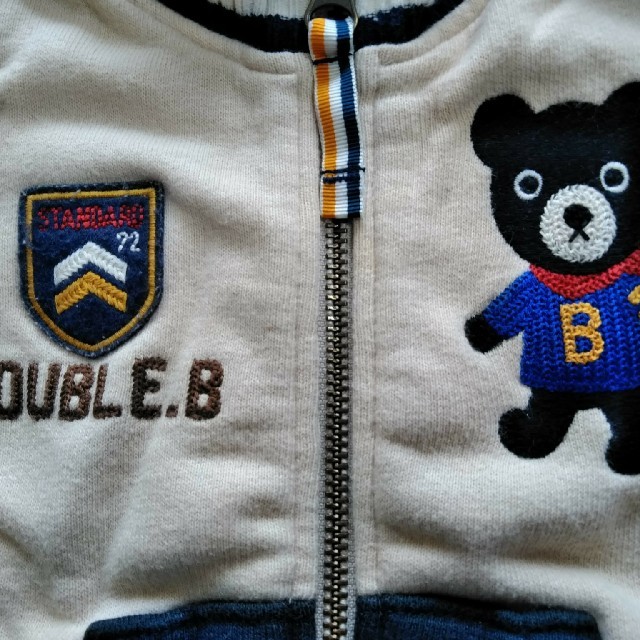 DOUBLE.B(ダブルビー)のミキハウス上着🌟 キッズ/ベビー/マタニティのベビー服(~85cm)(トレーナー)の商品写真