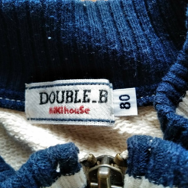 DOUBLE.B(ダブルビー)のミキハウス上着🌟 キッズ/ベビー/マタニティのベビー服(~85cm)(トレーナー)の商品写真