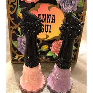 アナスイ(ANNA SUI)のANNA SUI 未使用ネイル【F301】【N201】ショッパー付(マニキュア)