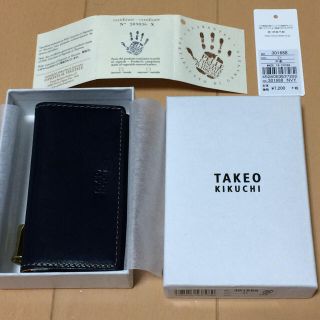 タケオキクチ(TAKEO KIKUCHI)の【タケオキクチ キーケース】新品未使用 定価7,200＋税(キーケース/名刺入れ)