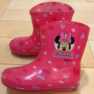 ディズニー(Disney)の★ミニー★ピンク長靴★13cm(長靴/レインシューズ)