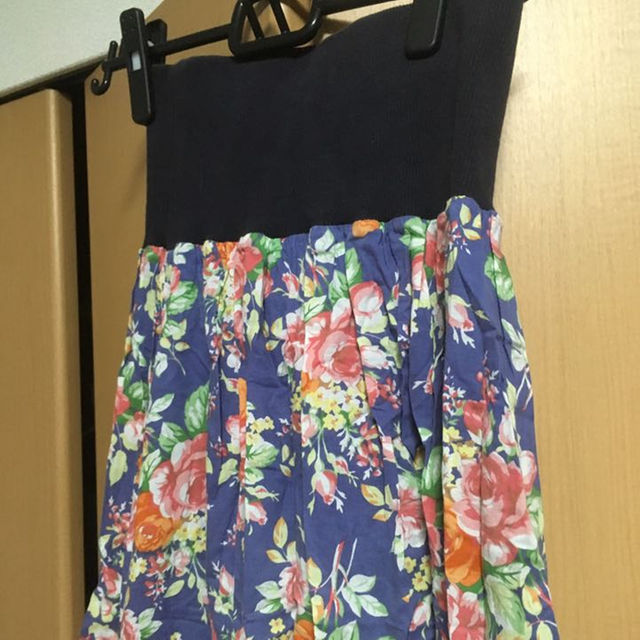 JEANASIS(ジーナシス)のJEANASIS  2way花柄スカートワンピースチュニック レディースのスカート(ロングスカート)の商品写真