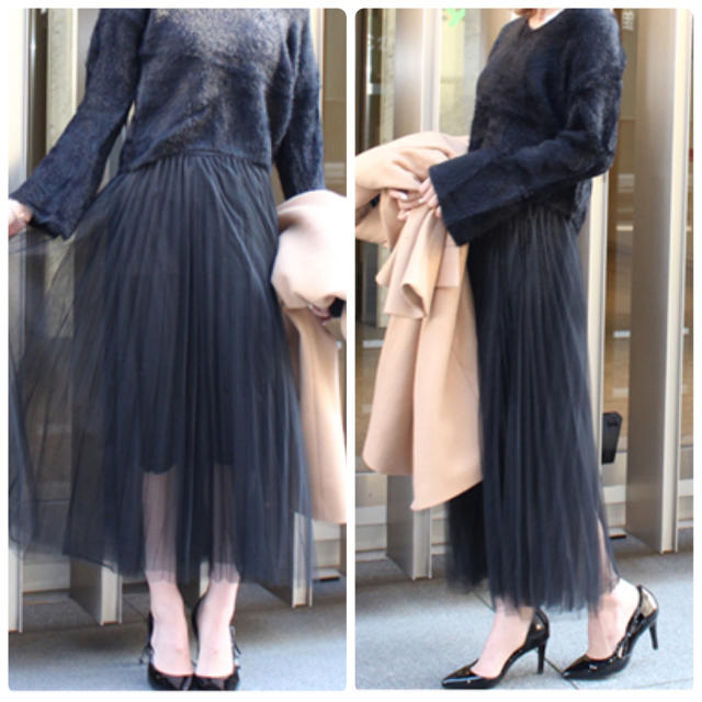 MICOAMERI チュールスカート レディースのスカート(ひざ丈スカート)の商品写真