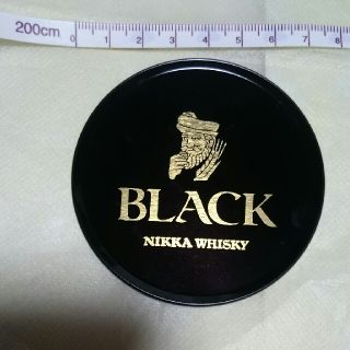 ニッカウイスキー(ニッカウヰスキー)のBLACK NIKKA ブリキコースター ５枚(テーブル用品)