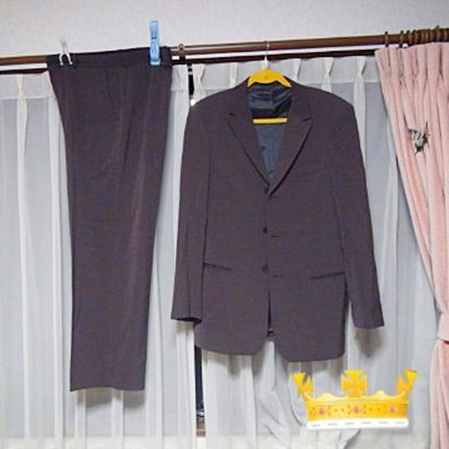 ARMANI EXCHANGE(アルマーニエクスチェンジ)のアルマーニのスーツ日本製 ブラウン メンズのスーツ(セットアップ)の商品写真