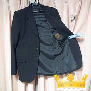 ロートレ、アモンのブレザー （M）日本製 ブラック(スーツジャケット)