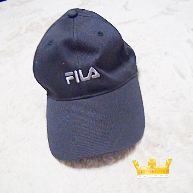 FILA(フィラ)のFILAのキャップ ブラック 男女兼用 メンズの帽子(その他)の商品写真