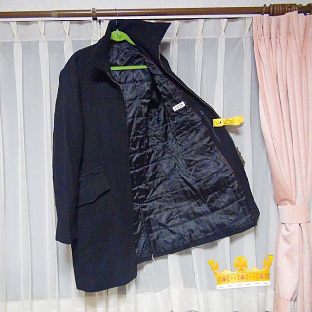 ELLE(エル)のELLEのハーフコート（L) メンズのジャケット/アウター(ステンカラーコート)の商品写真