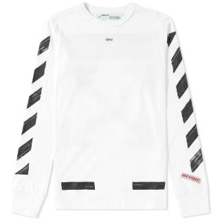 オフホワイト(OFF-WHITE)のOFF WHITE Long sleeve Tシャツ(Tシャツ/カットソー(半袖/袖なし))