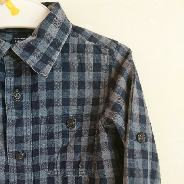 babyGAP(ベビーギャップ)のワンコイン！babyGAPチェックシャツ キッズ/ベビー/マタニティのキッズ服男の子用(90cm~)(その他)の商品写真