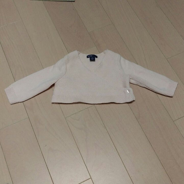 babyGAP(ベビーギャップ)のbaby Gap 3-6month カーディガン　薄いピンク キッズ/ベビー/マタニティのベビー服(~85cm)(その他)の商品写真