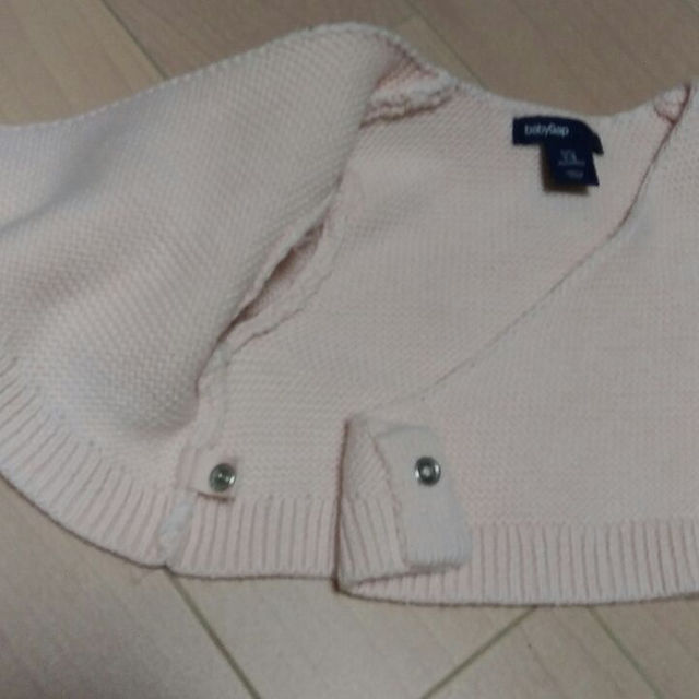 babyGAP(ベビーギャップ)のbaby Gap 3-6month カーディガン　薄いピンク キッズ/ベビー/マタニティのベビー服(~85cm)(その他)の商品写真