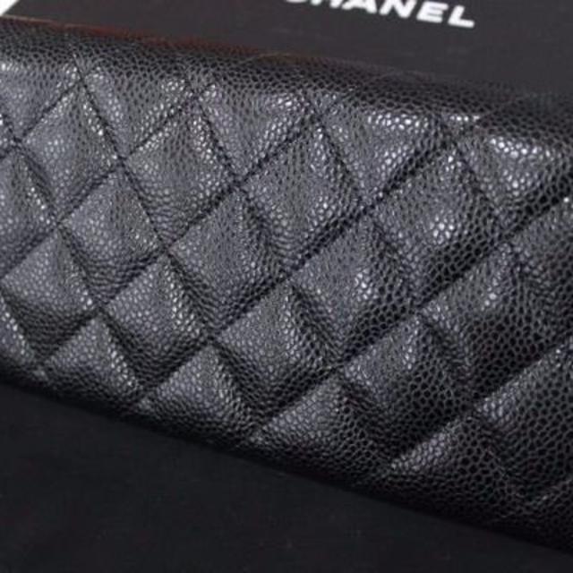 CHANEL(シャネル)の新品未使用/正規品★シャネル★キャビアスキン マトラッセ 二つ折り長財布 レディースのファッション小物(財布)の商品写真