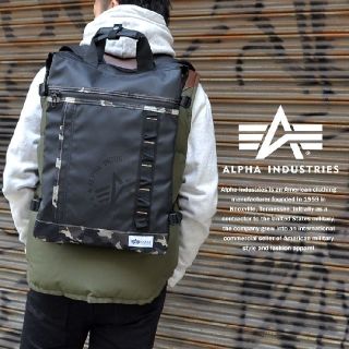 アルファインダストリーズ(ALPHA INDUSTRIES)の新品　タグ付き　アルファ　インダストリーズ　2way　リュック　バッグ(バッグパック/リュック)